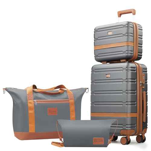 Luggage Sets with spinner wheels (4 Count)