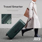 Checked Expandable Suitcase