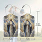2 Pack Luggage Tags for suitcases God TSA Approved Label Luggage Tag Baggage Tag Leather Stainless Steel Loop Label Tag for Men Women Travel Bag Suitcase (2 Count)