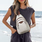 10L Crossbody Sling Bag for Women Men Anti Theft Cross Body Fanny Pack Belt Bag Purse Gifts for Women Faux Leather