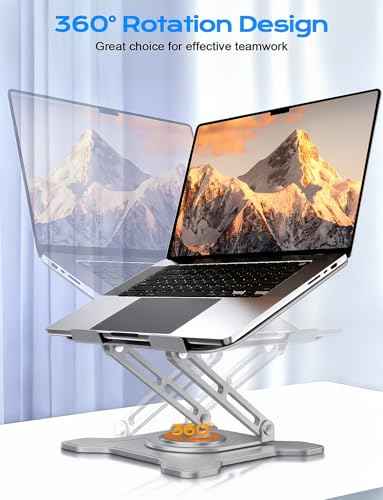 360° Rotating Laptop Stand for Desk