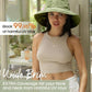 Sun Hats for Women Gardening Hat Wide Brim Ponytail Beach Sun Protection Breathable Cotton Summer Hat with Fold