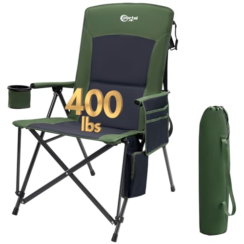 400 LBs Heavy Duty Camping Chairs for Adults