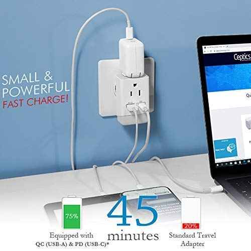 Australia China New Zealand Power Plug Adapter 2 Pack (2 Count)