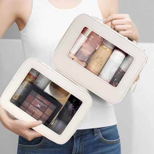 Travel Clear Makeup Bag Set