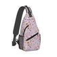 Sling Bag Mushrooms Vintage Botanical Hiking Daypack Crossbody Shoulder Backpack Travel Chest Pack for Men Women