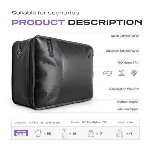 TPU Vacuum Bag for Travel