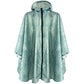 Waterproof Rain Poncho for Women Packable Hooded Raincoat with Pocket