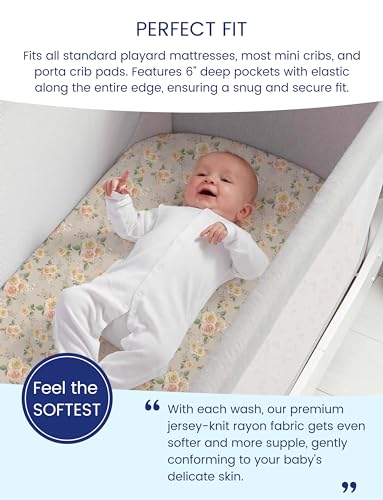 Premium Soft Pack n Play Sheets (2 Count)