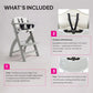 Beyond Junior Convertible Wooden High Chair with Removable Tray