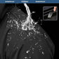 Men's Long Raincoats Lightweight Hooded Rain Jackets Waterproof Packable Outdoor Hiking Reflective Stripe Jacket