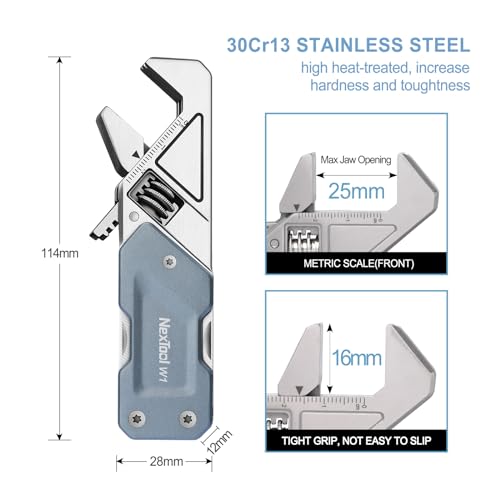 W1 Adjustable Wrench Multitool