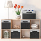 Large Storage Baskets for Shelves 6 Pack (6 Count)