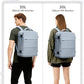 Travel Backpack Carry On for Women Man Gym Backpacks with Laptop Compartment Mochila de Viaje Teacher Personal Item Backpack Airplane Accessories Must Haves Grey Blue 20L