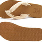 Flip Flops for Women Arch Support Summer Beach Sandals Beige Size 12