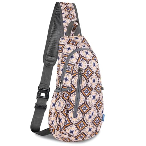 Small Sling Bag Lightweight Crossbody Bag for Easter Gifts Women Men Hiking Backpack Travel Shoulder Bag Chest Daypack for Gym Work Outdoor Sports Mix