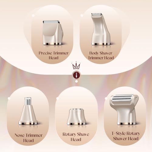 5-in-1 Bikini Trimmer for Women, Birthday Gifts for Women, Gift Set