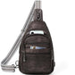 Sling Bag for Women Crossbody Fanny Pack Sling Purse Backpack Vegan Leather Travel Handbag Cross Over Shoulder Bag Gifts for Women Coffee