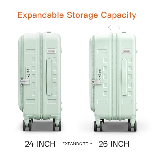 Expandable Lightweight PC Hard Shell Suitcase