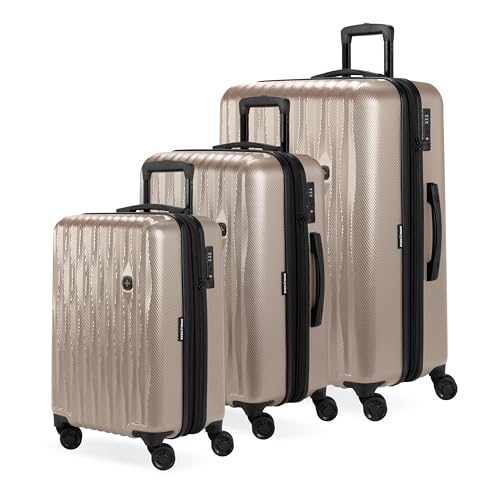 7272 Energie Expandable Hardside Luggage with Spinner Wheels and TSA Lock (3 Count)