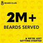 Beard Club Premium Shaving Gel for Men (8 Fl Oz)