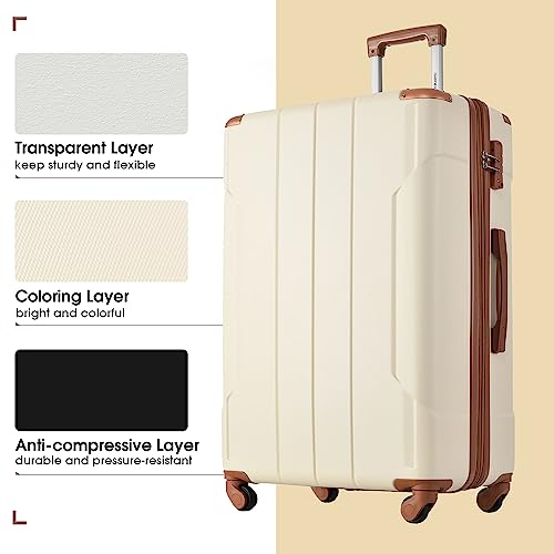 Suitcases With Wheels Hardside Luggage Sets 3 Piece