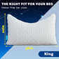 Cooling Side Sleeper Pillow for Neck and Shoulder Pain (2 Count)