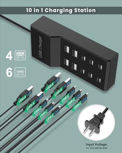 6 USB C & 4 USB