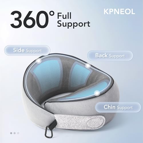 Travel Neck Pillow Airplane Neck Support Ergonomic Design for Traveling