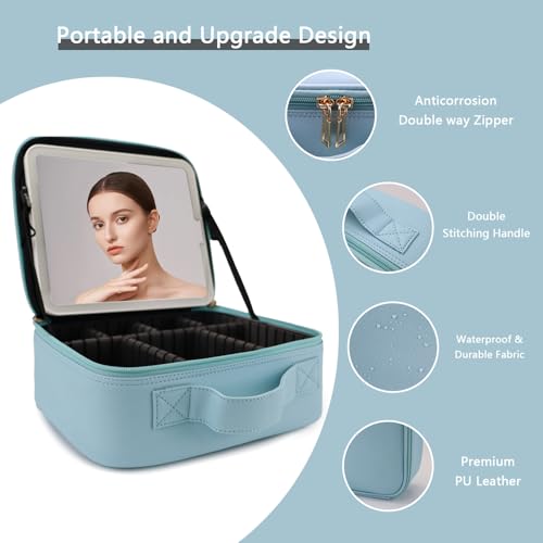 Makeup Bag with Led Mirror