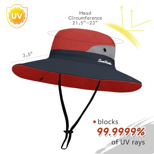 Women's Ponytail Safari Sun Hat