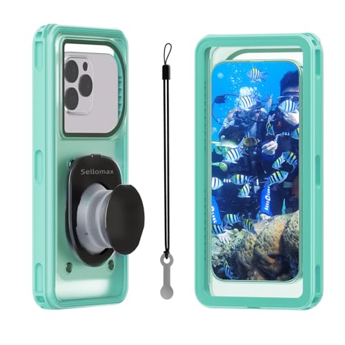 Waterproof Phone Case for Snorkeling with Lanyard IPX8 Underwater Touch