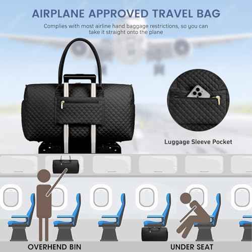 Women Weekender Travel Duffle Bag
