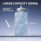 Collapsible Silicone Enema Bag Bottle Kit (40 Fl Oz)
