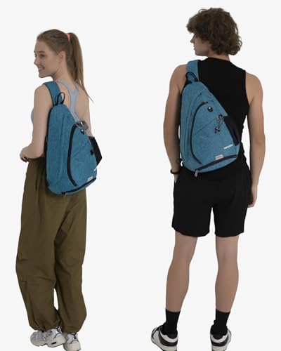Large Sling Bag Crossbody Backpack Chest Pack for Men Women