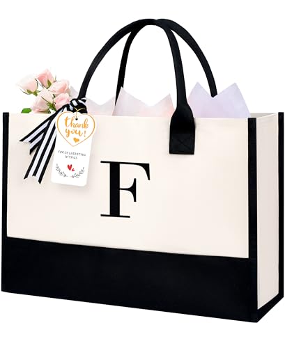 Initial Tote Bag