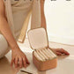 Travel Jewelry Case with Clear 6 Velvet Bags