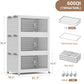 600Qt Extra Large Stackable Storage Bins with Lid (3 Count)