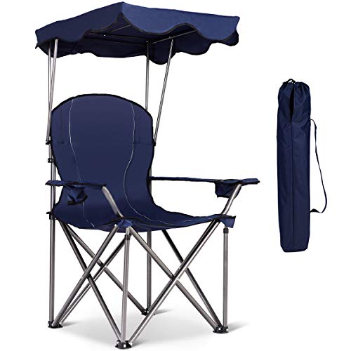 Camping Chair with Canopy Shade