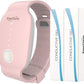 EmeTerm Fashion Pink Anti-Nausea Wristband Relieve Morning Motion Travel Sickness Rechargeable Drug Free Bands Without Side Effects - Extra 2pack Conductive Gel