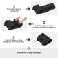 100L U Zip Rolling Duffel Bag with Wheels