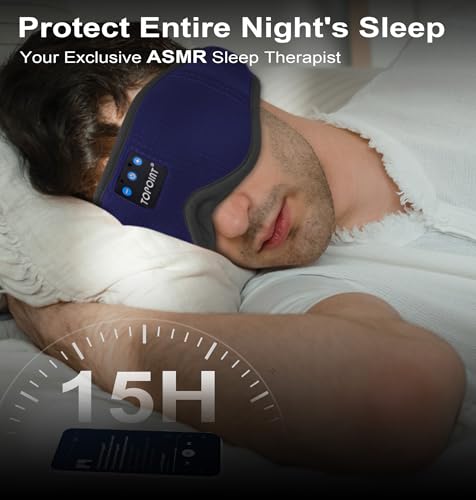 Sleep Mask with Headphones Bluetooth 5.4
