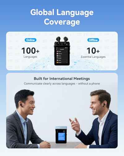 A9S AI Translation Earbuds Real Time with Camera