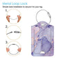 Luggage Tags Privacy Cover ID Label for Travel Bag Suitcase (2 Count)