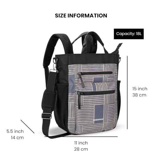 Soleil Anti Theft Convertible Backpack Tote