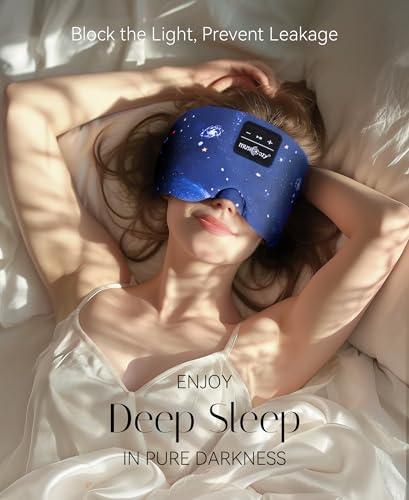 Sleep Mask Stary Bluetooth Headphones for Sleeping Side Sleeper