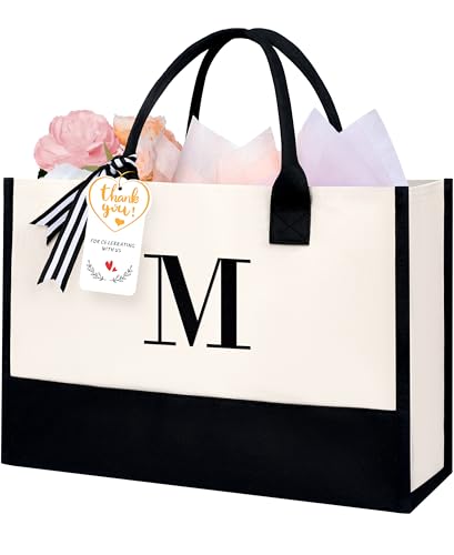 Initial Tote Bag