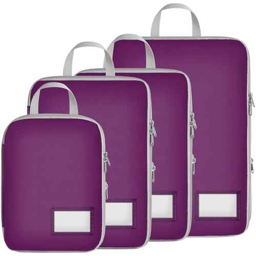 Compression Packing Cubes for Travel (4 Count)