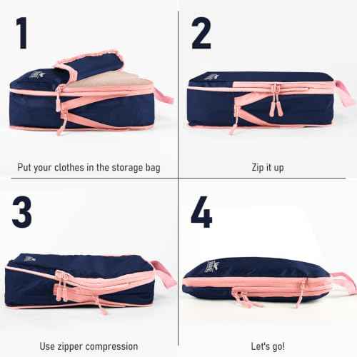 6 Set Compression Packing Cubes