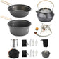 15pcs Camping Cookware Kit